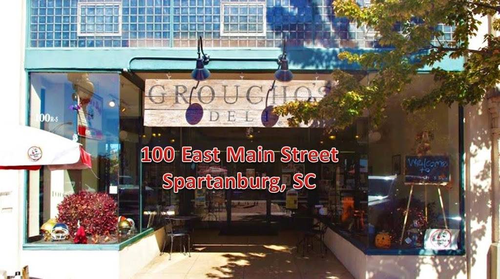 Grouchos Deli | meal takeaway | 100 East Main Street R5, R5, Spartanburg, SC 29306, USA | 8645822662 OR +1 864-582-2662