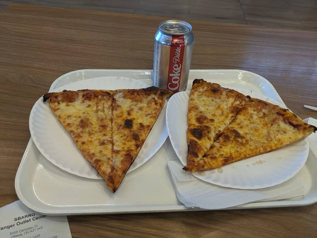 Sbarro | restaurant | 8555 Campeau Dr, Ottawa, ON K2T 0K5, Canada | 6138361043 OR +1 613-836-1043