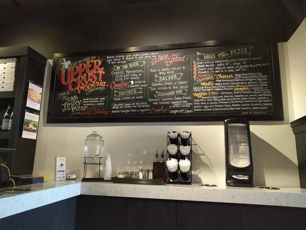 Upper Crust Pizzeria | restaurant | 1782 Massachusetts Ave, Cambridge, MA 02140, USA | 6174921111 OR +1 617-492-1111