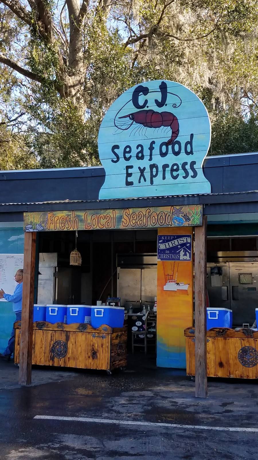 C J Seafood Express | restaurant | 1421 Ribaut Rd, Port Royal, SC 29935, USA | 8439860245 OR +1 843-986-0245