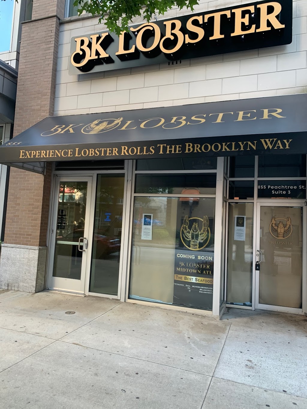 BK Lobster Midtown | restaurant | 855 Peachtree St NE Suite 3, Atlanta, GA 30308, USA | 6787055975 OR +1 678-705-5975