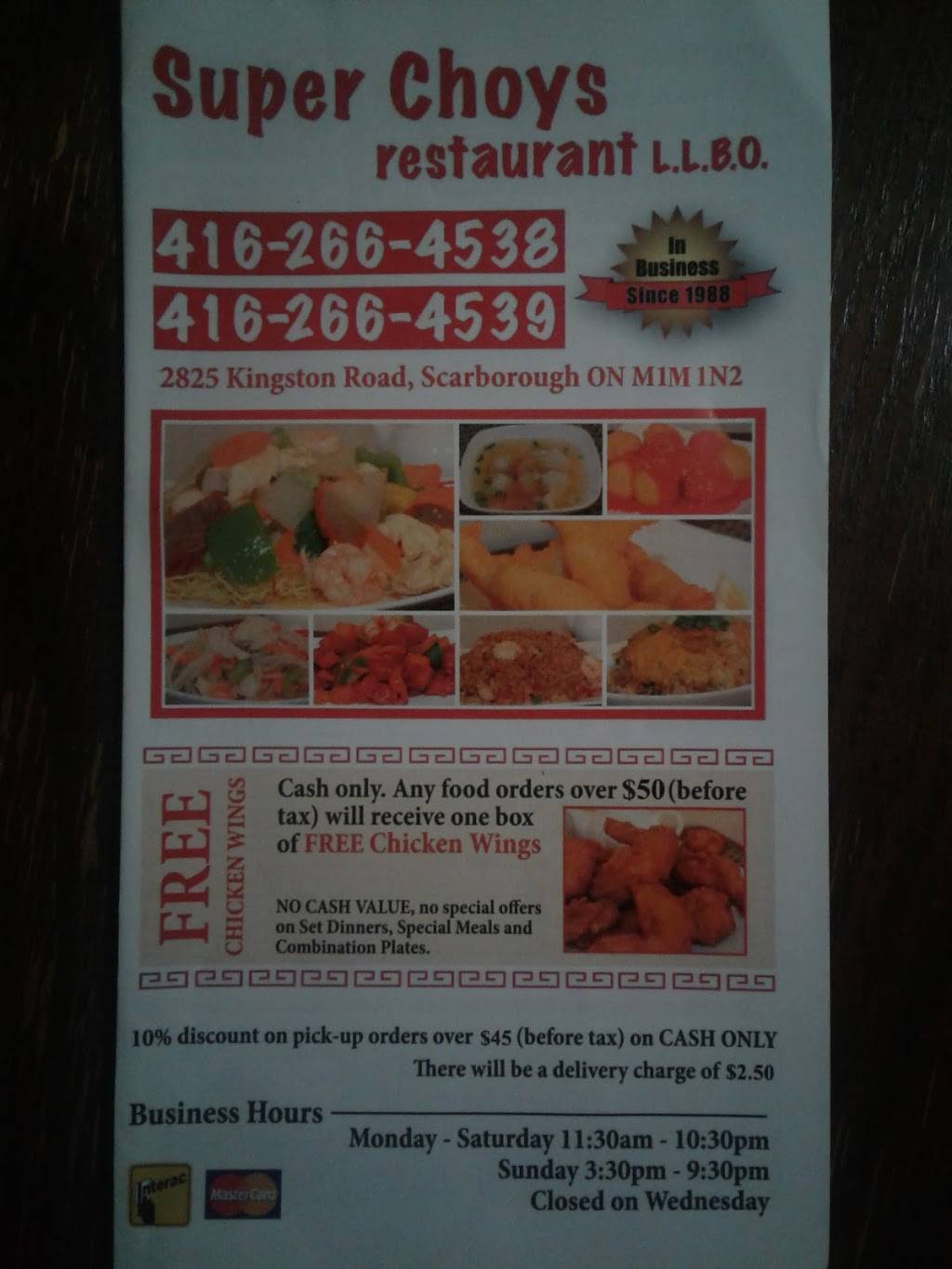 Super Choy Restaurant | restaurant | 2825 Kingston Rd, Scarborough, ON M1M 1N2, Canada | 4162664538 OR +1 416-266-4538