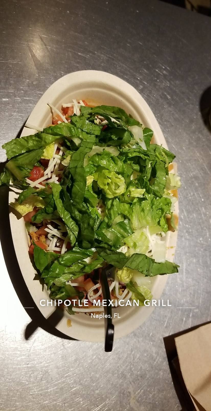 Chipotle Mexican Grill | restaurant | 2085 Tamiami Trail N, Naples, FL 34102, USA | 2397320033 OR +1 239-732-0033