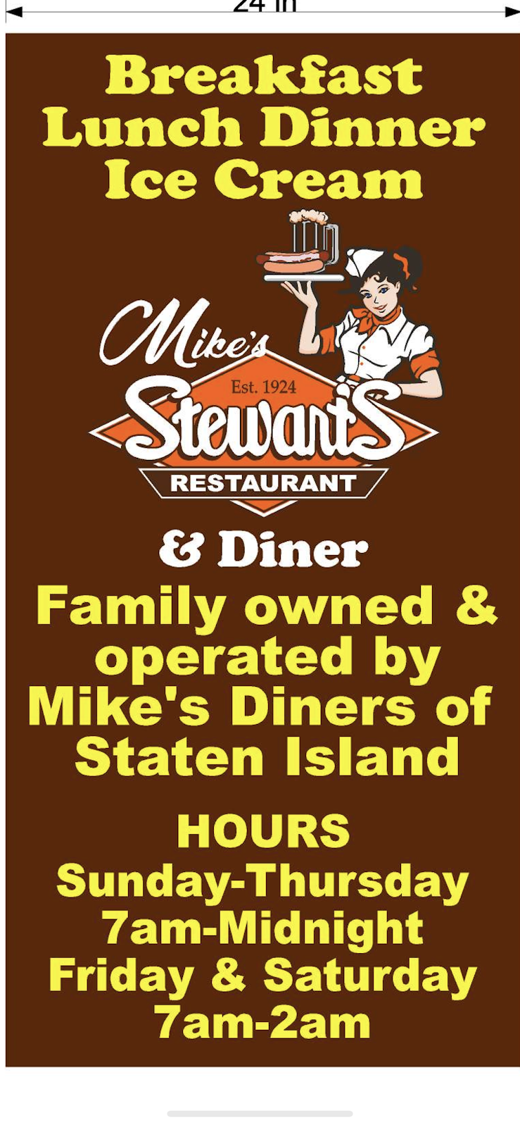 Stewarts All American Grill | restaurant | 1018 Rossville Ave, Staten Island, NY 10309, USA | 7185695055 OR +1 718-569-5055