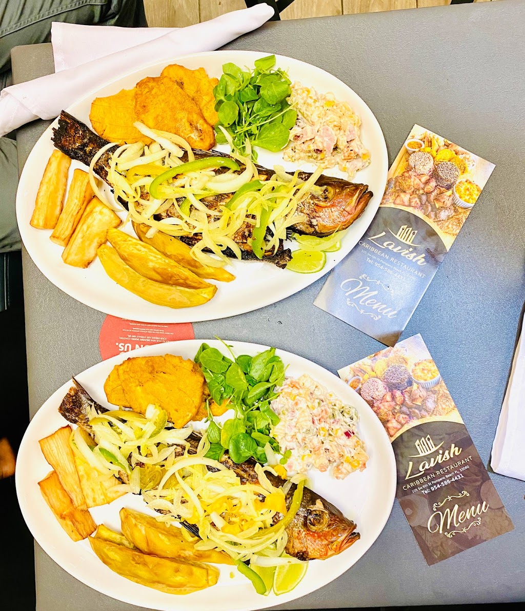 Lavish Caribbean Restaurant | restaurant | 105 SW 6th St, Pompano Beach, FL 33060, USA | 9545864431 OR +1 954-586-4431