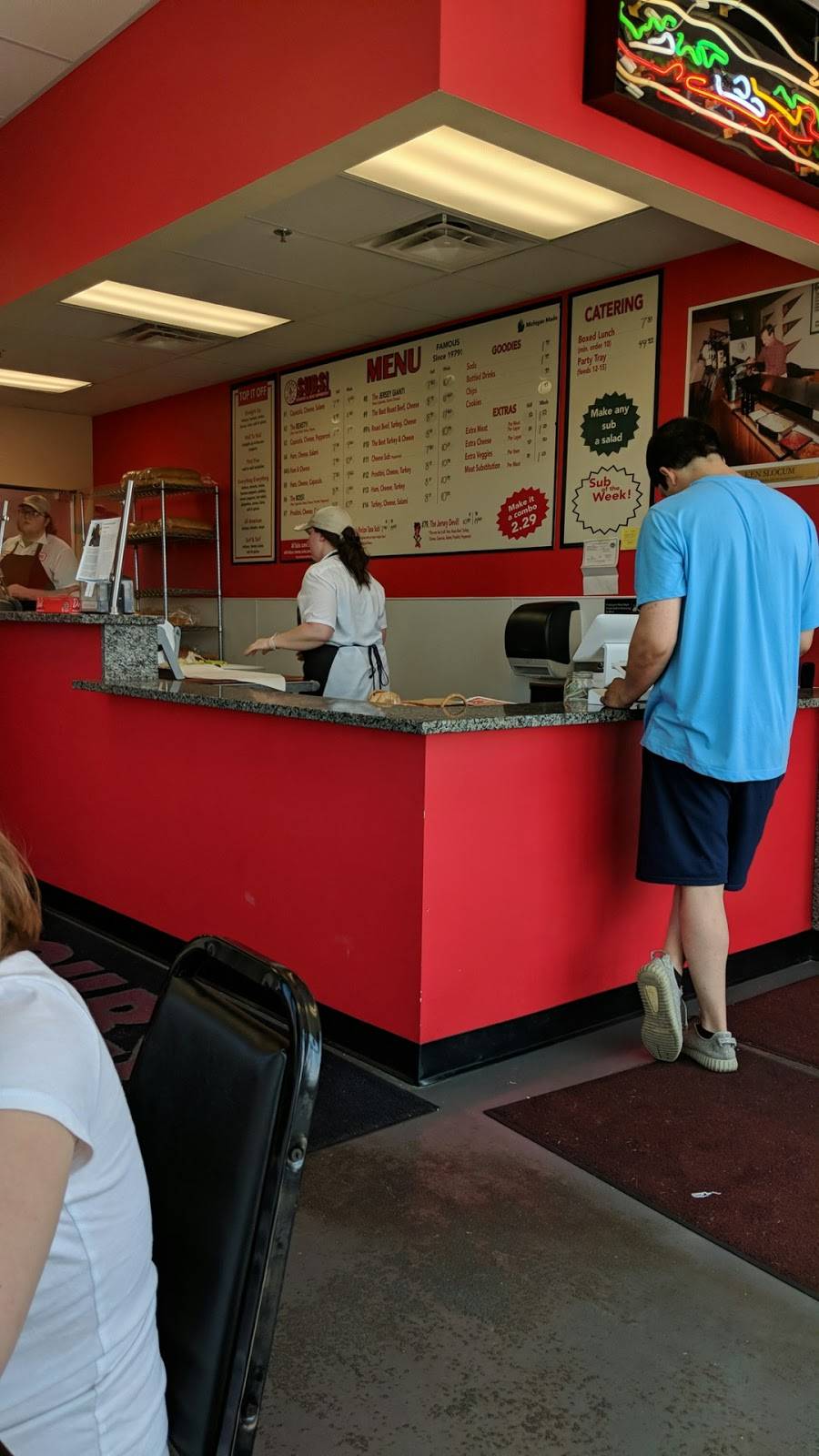 Jersey Giant Submarine | restaurant | 23250 Allen Rd, Woodhaven, MI 48183, USA | 7343620575 OR +1 734-362-0575