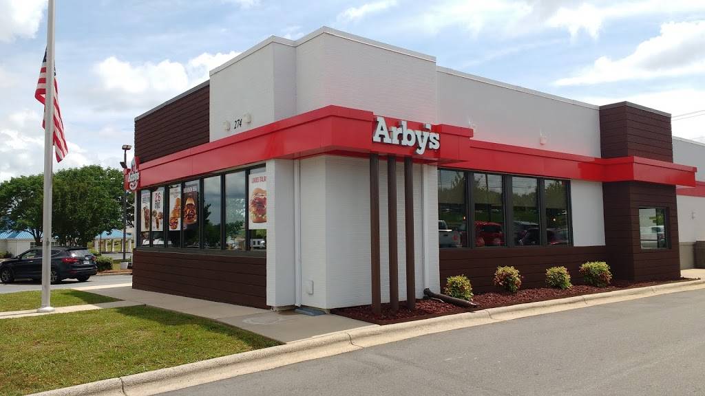 Arbys | restaurant | 274 Concord Pkwy N, Concord, NC 28027, USA | 7047844610 OR +1 704-784-4610