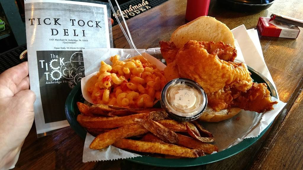 Tick Tock Bar & Cafe | cafe | 1101 Merchant St, Ambridge, PA 15003, USA | 7243188291 OR +1 724-318-8291