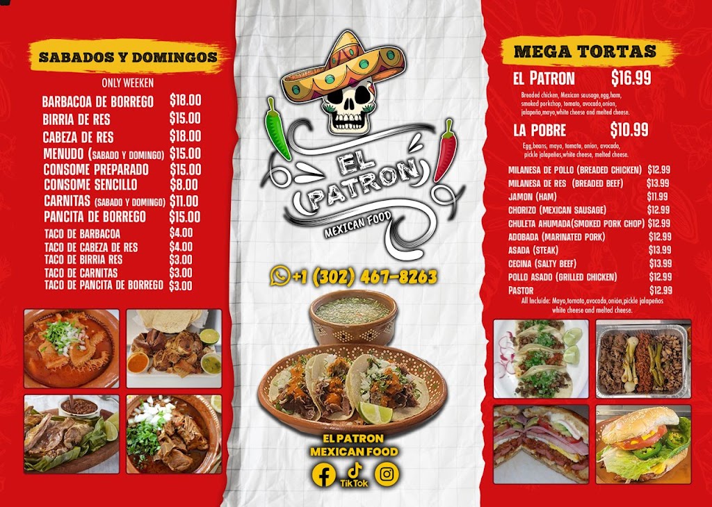 El Patrón Mexican Food | restaurant | 835 Pulaski Hwy, Bear, DE 19701, USA | 3024678263 OR +1 302-467-8263