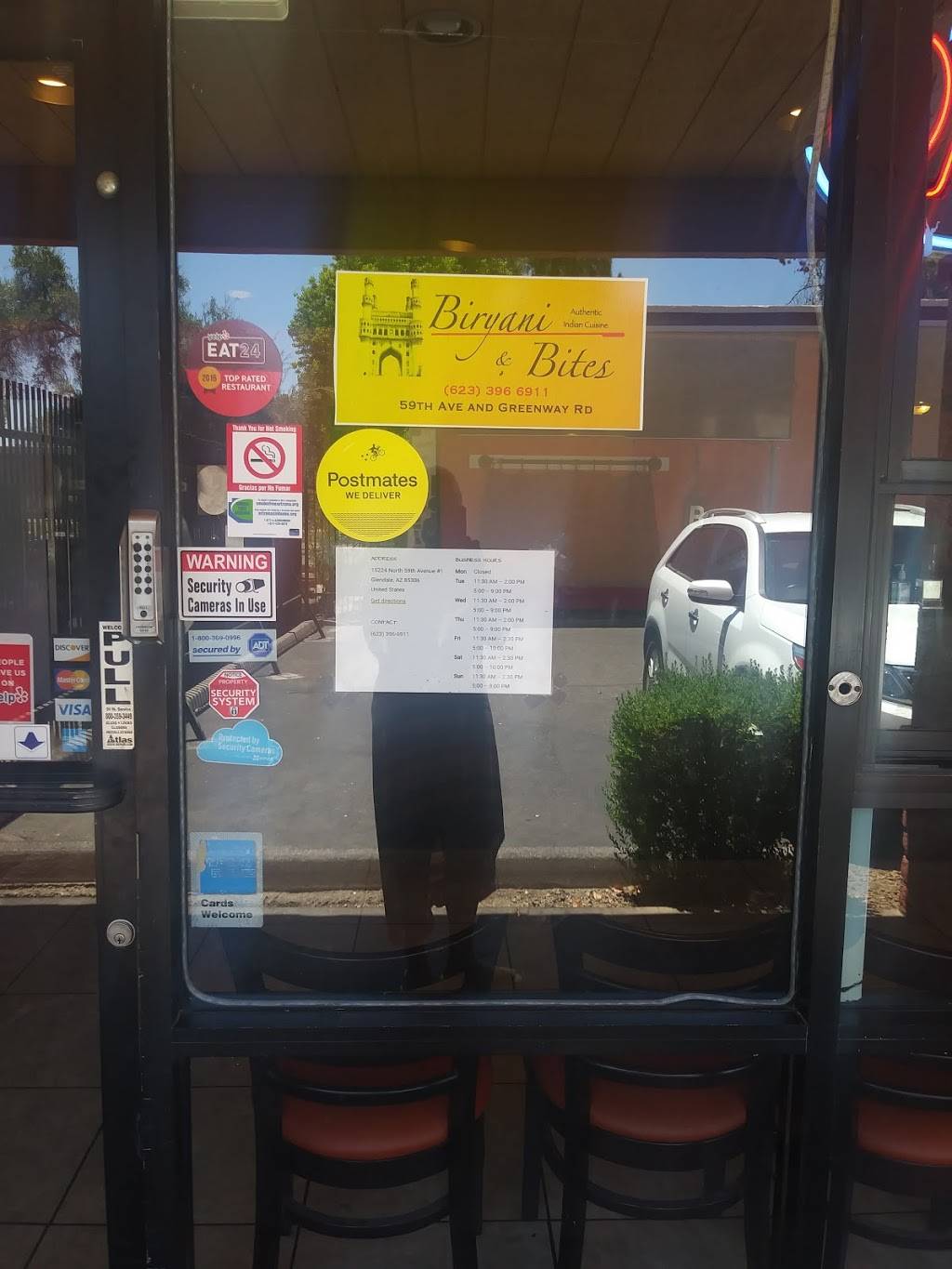 Biryani and Bites | restaurant | 15224 N 59th Ave #1, Glendale, AZ 85306, USA | 6024924642 OR +1 602-492-4642