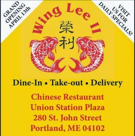 Wing Lee ll | restaurant | 280 St John St, Portland, ME 04102, USA | 2077748899 OR +1 207-774-8899