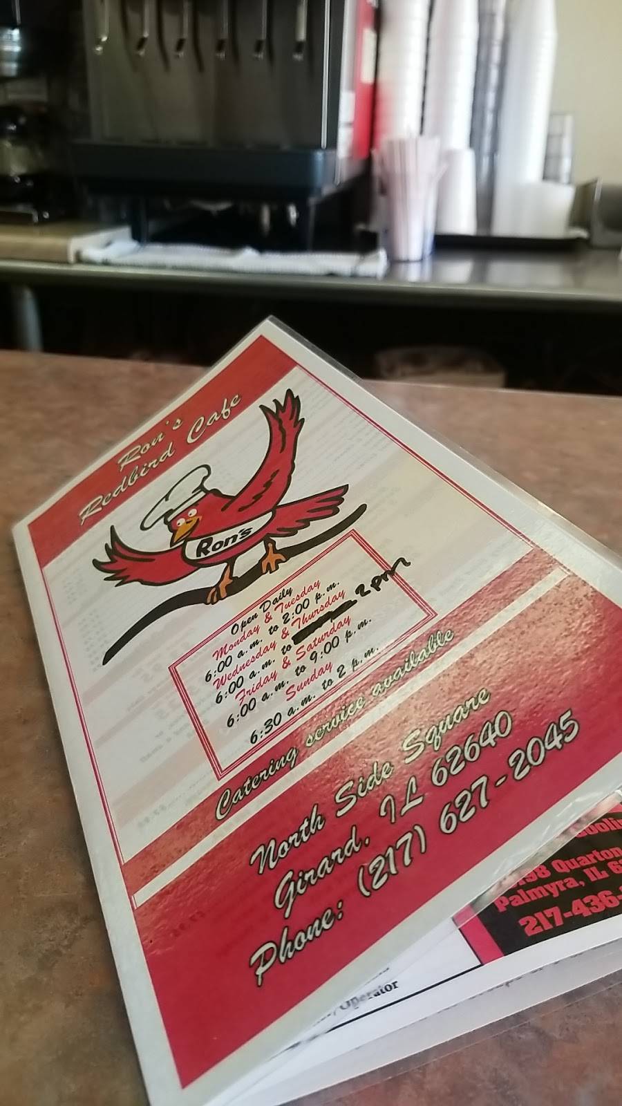 Rons Red Bird Cafe | restaurant | 112 W Center St, Girard, IL 62640, USA | 2176272045 OR +1 217-627-2045