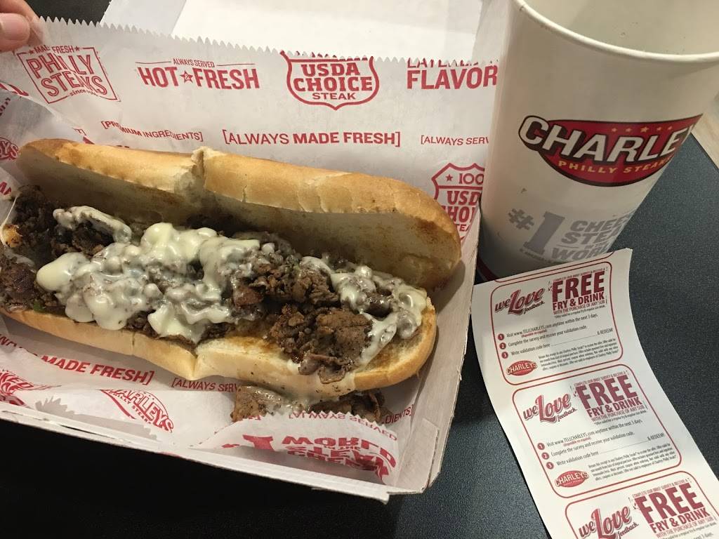 Charleys Philly Steaks | restaurant | 428 Main St, Shorter, AL 36075, USA | 3347273354 OR +1 334-727-3354
