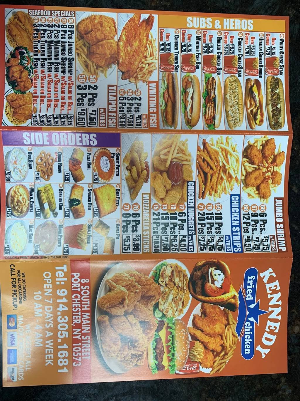 Kennedy Fried Chicken Port Chester | restaurant | 8 S Main St, Port Chester, NY 10573, USA | 9143051681 OR +1 914-305-1681