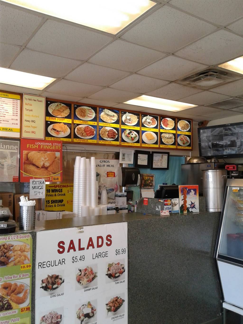 Nicks Gyros & Subs | restaurant | 3501 E Hillsborough Ave, Tampa, FL 33610, USA | 8132310010 OR +1 813-231-0010