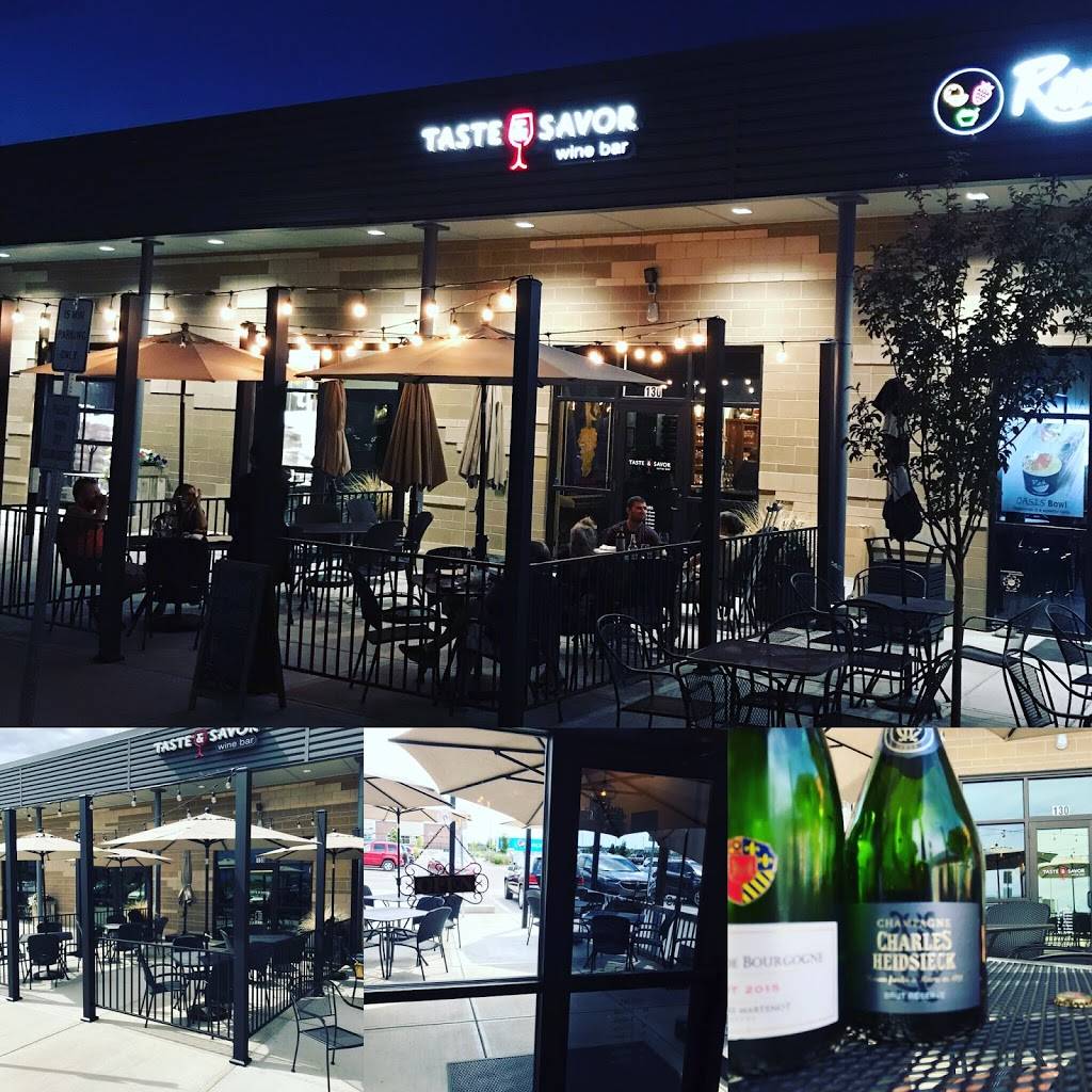 Taste and Savor Wine Bar | restaurant | 3581 E Harmony Rd #130, Fort Collins, CO 80528, USA | 9706986639 OR +1 970-698-6639