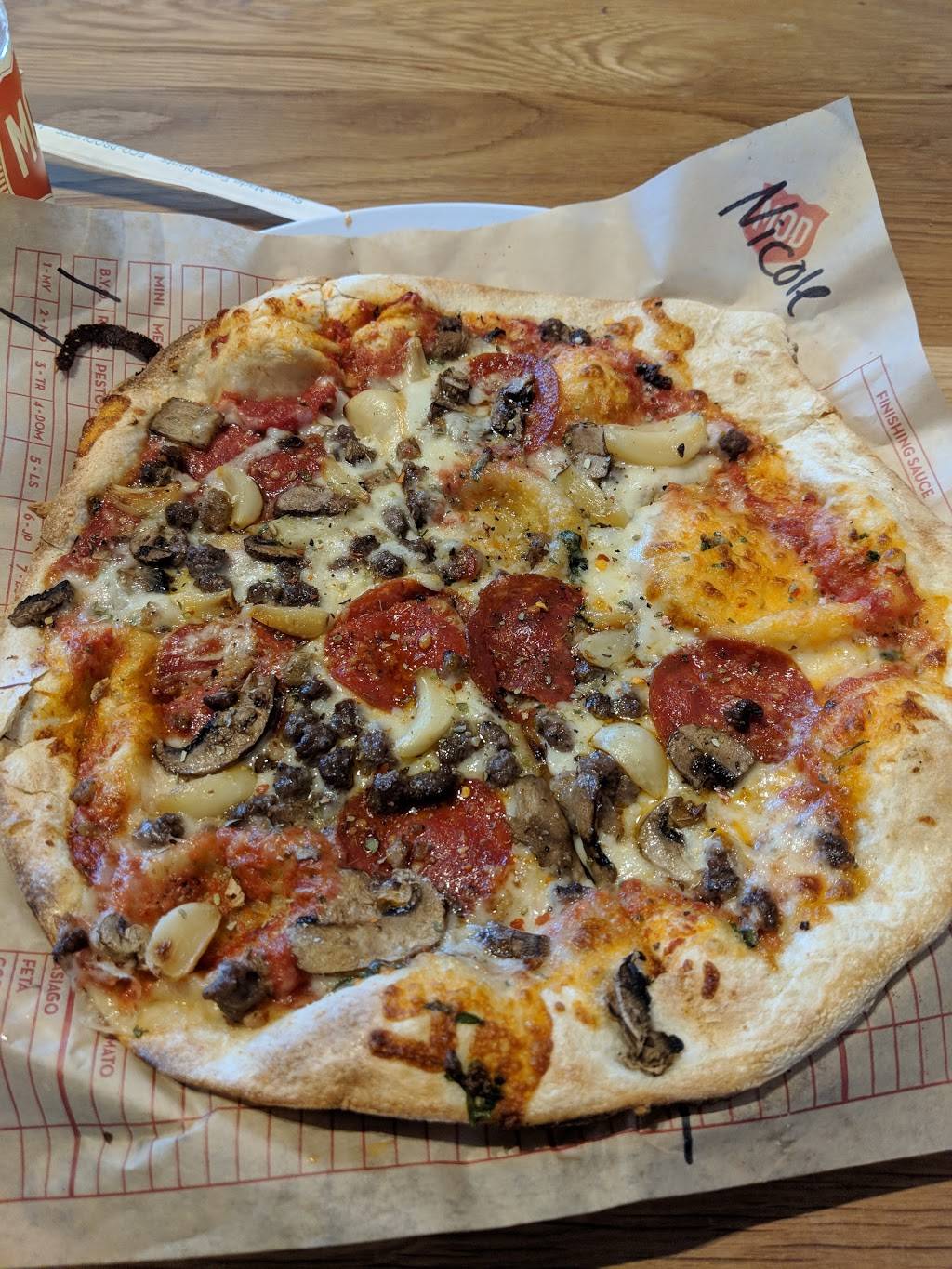 MOD Pizza | restaurant | 44940 St Andrews Church Rd, California, MD 20619, USA | 3012457590 OR +1 301-245-7590