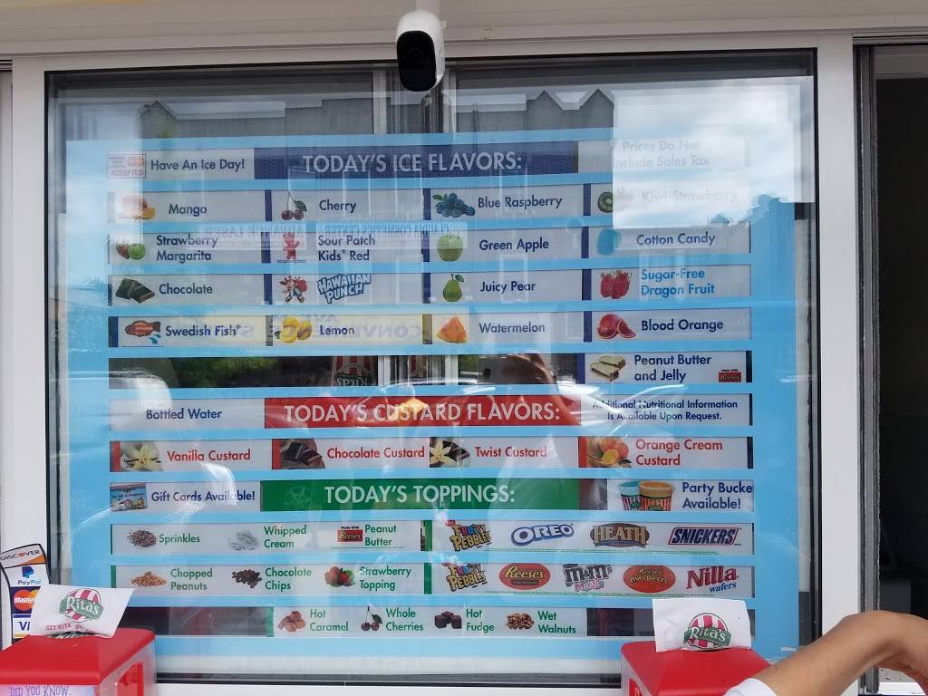 Ritas Italian Ice & Frozen Custard | restaurant | 1317 E 17th St, Brooklyn, NY 11230, USA | 3472546556 OR +1 347-254-6556