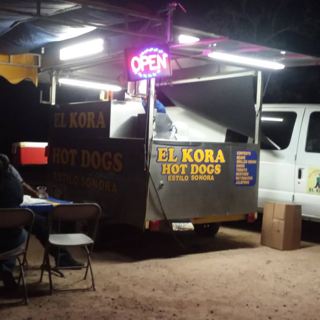 El Kora Hotdogs | meal takeaway | S Swan Rd #3, Tucson, AZ 85756, USA | 5204451311 OR +1 520-445-1311