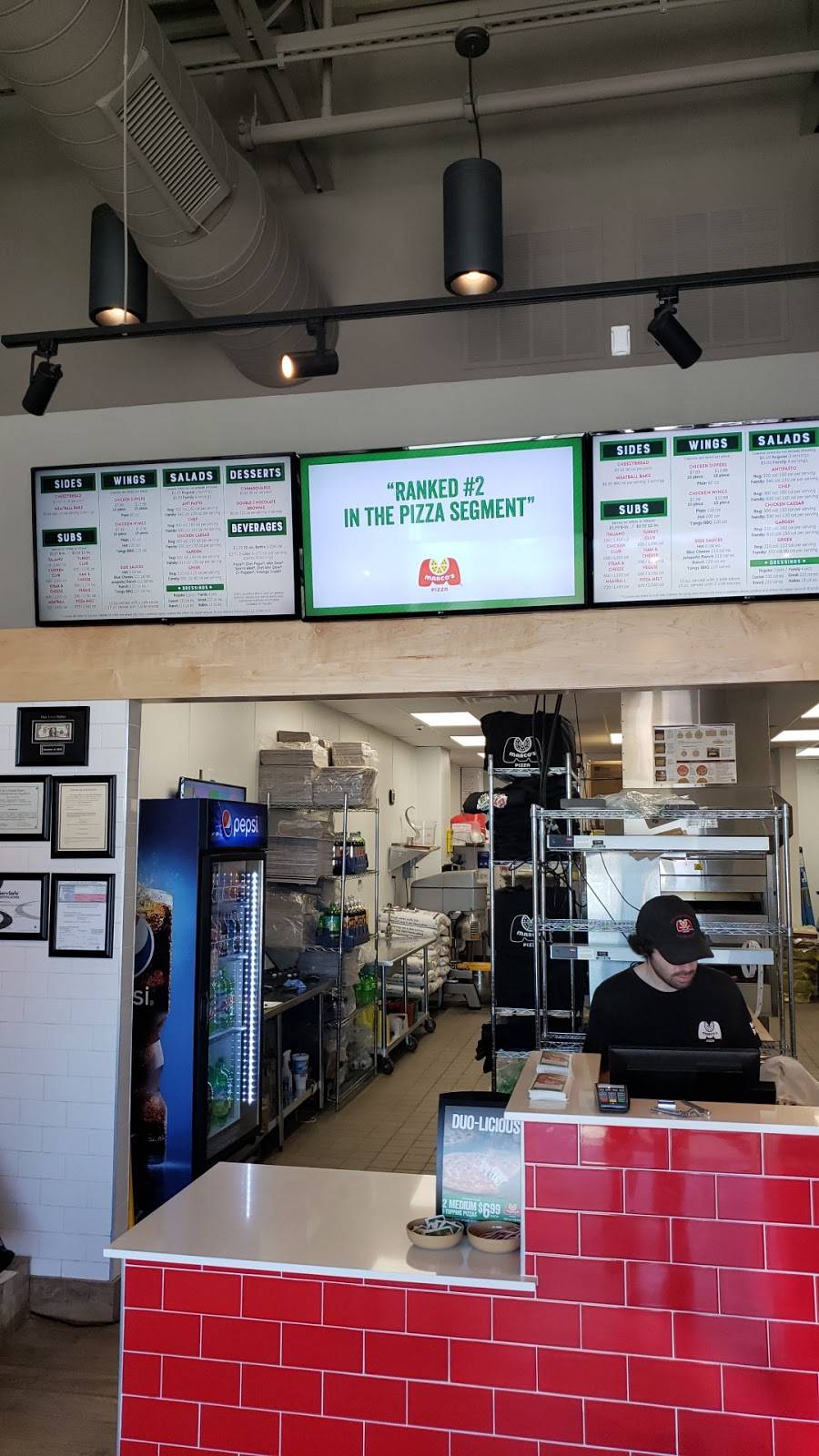 Marcos Pizza | meal delivery | 2360 W Camp Wisdom Rd Suite 150, Grand Prairie, TX 75052, USA | 4695061200 OR +1 469-506-1200