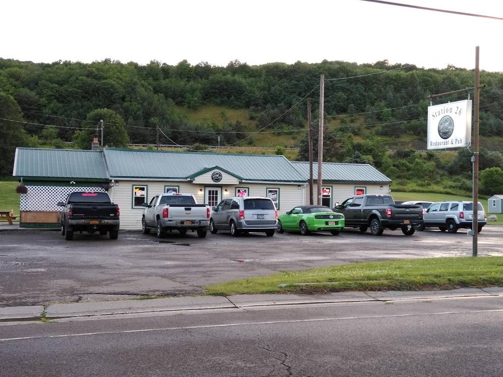 Station 26 Restaurant and Pub | restaurant | 26 N Dansville St, Cohocton, NY 14826, USA | 5853849631 OR +1 585-384-9631