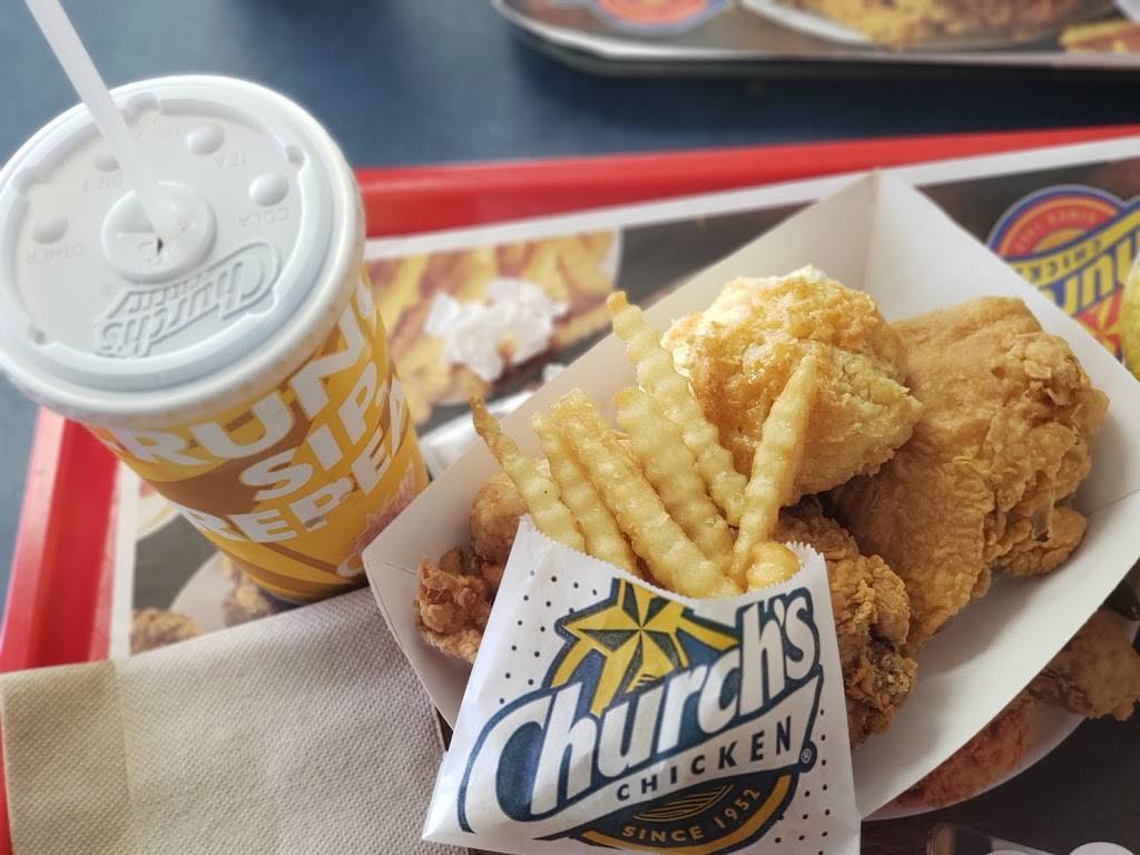 Churchs Chicken | restaurant | 302 S Pleasantburg Dr, Greenville, SC 29607, USA | 8642327408 OR +1 864-232-7408