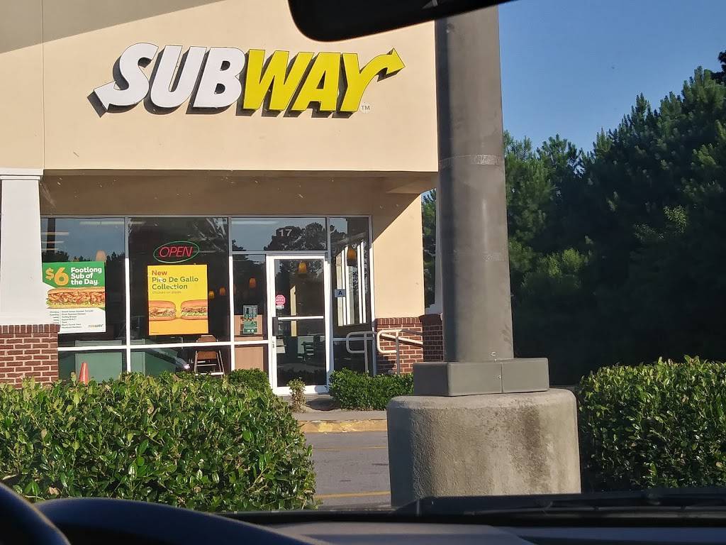 Subway | restaurant | Rice Creek Village, 4611 HardScrabble Rd Module 117, Columbia, SC 29229, USA | 8034192411 OR +1 803-419-2411
