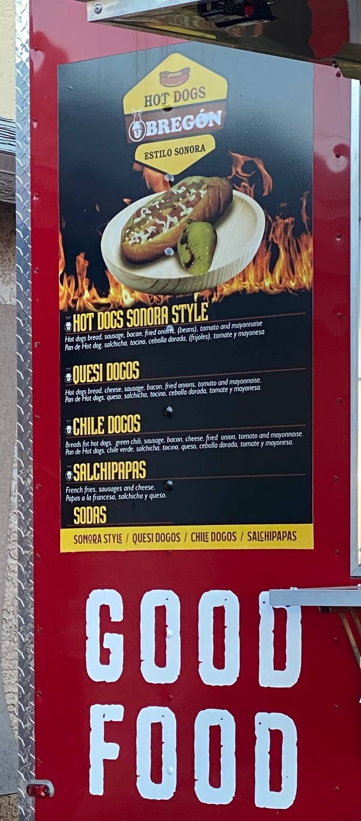 HOT DOGS OBREGÓN | restaurant | 26308 W, MC 85, Buckeye, AZ 85326, USA | 6025247802 OR +1 602-524-7802