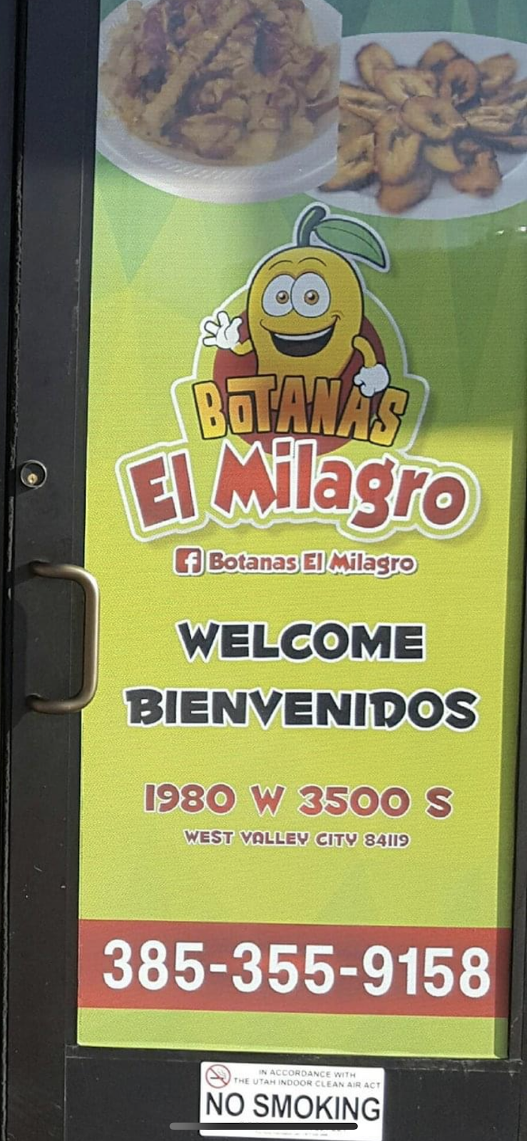 Botanas El Milagro | restaurant | 1980 W 3500 S #105, West Valley City, UT 84119, USA | 3853559158 OR +1 385-355-9158