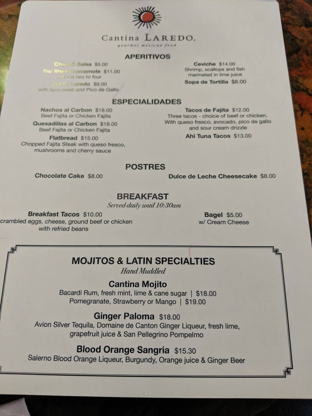 Cantina Laredo | restaurant | 380 World Way, Los Angeles, CA 90045, USA | 3106450980 OR +1 310-645-0980