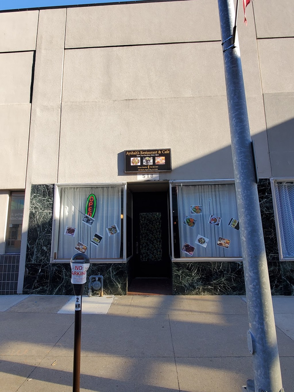 Ayshahs Restaurant & Cafe | restaurant | 518 5th St, Sioux City, IA 51101, USA | 7122663621 OR +1 712-266-3621