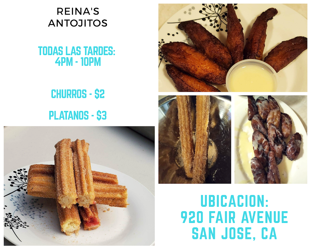 Reinas Antojitos | restaurant | 920 Fair Ave, San Jose, CA 95122, USA | 2092679413 OR +1 209-267-9413