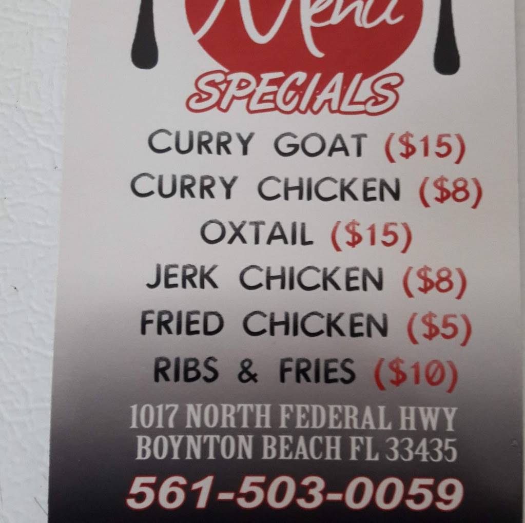 FOURCHETTE CARIBBEAN RESTAURANT | restaurant | 1017 N Federal Hwy, Boynton Beach, FL 33435, USA | 5615030059 OR +1 561-503-0059