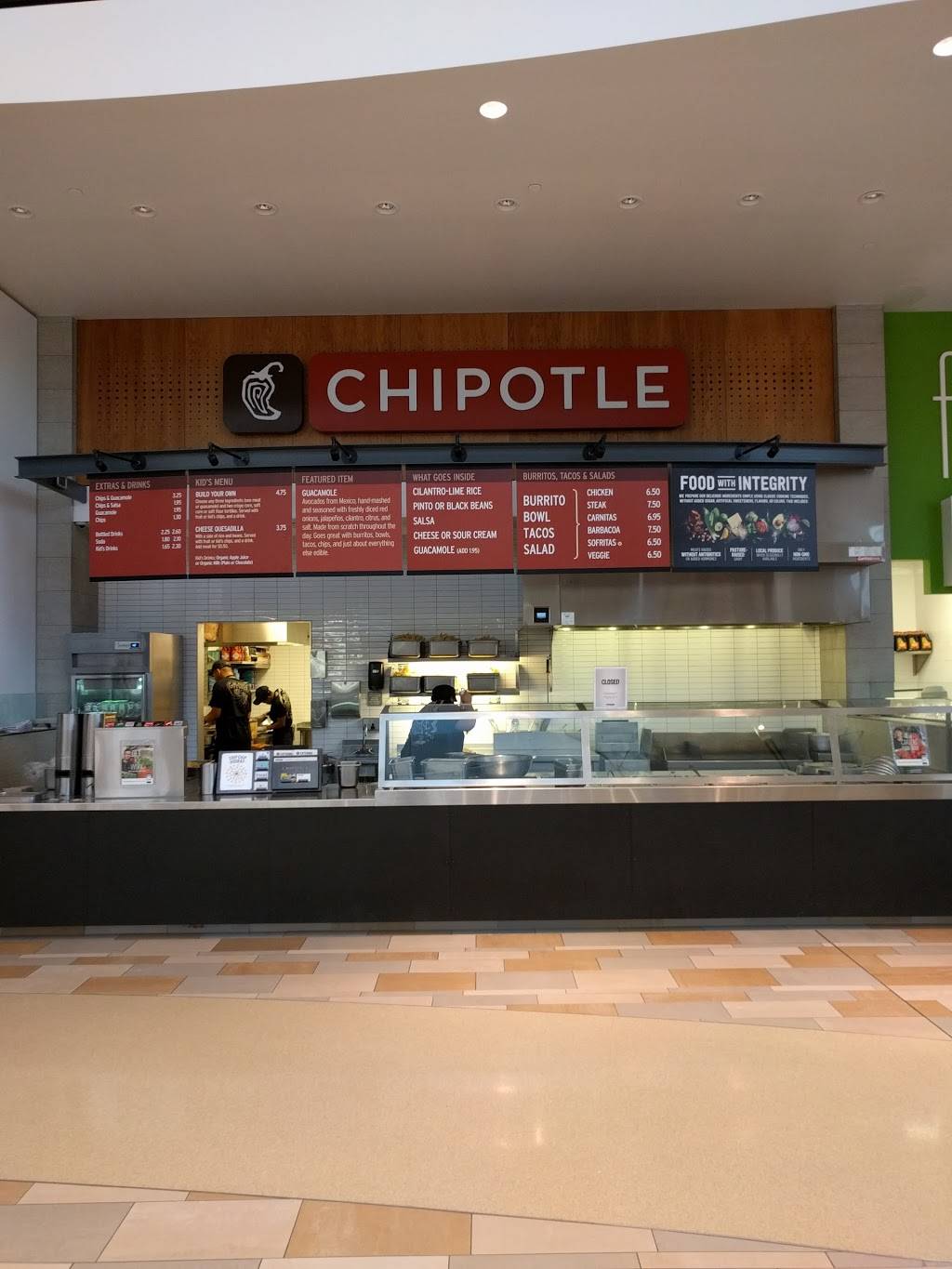 Chipotle Mexican Grill | restaurant | 8702 Keystone Xing Ste VC03, Indianapolis, IN 46240, USA | 3177080467 OR +1 317-708-0467