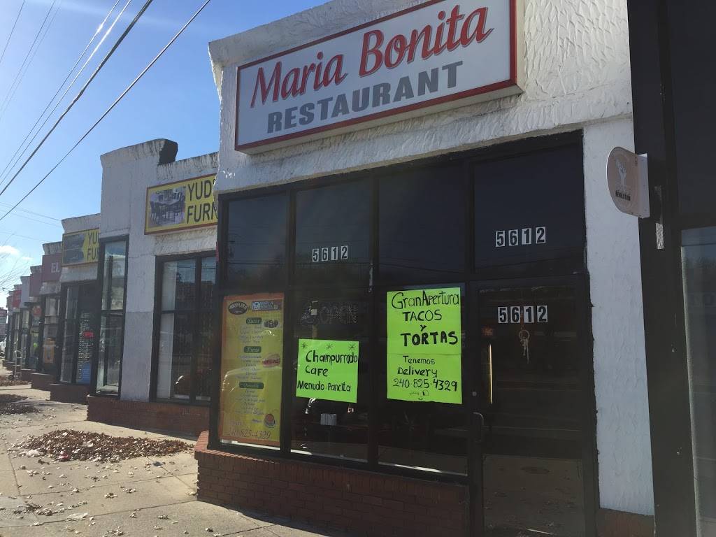 Maria Bonita Restaurant | restaurant | 5612 Kenilworth Ave, Riverdale Park, MD 20737, USA | 2408254329 OR +1 240-825-4329