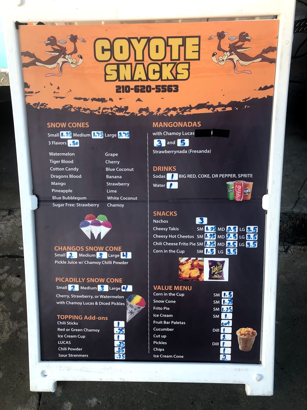 Coyote Snacks | restaurant | 2522 S Hackberry, San Antonio, TX 78210, USA | 2106205563 OR +1 210-620-5563