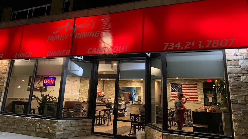 Angelos family dining | restaurant | 1832 Biddle Ave, Wyandotte, MI 48192, USA | 7342817807 OR +1 734-281-7807