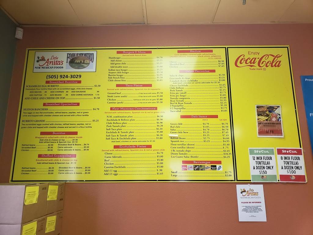 Little Anitas New Mexican Food | restaurant | 3041 University Blvd SE #5040, Albuquerque, NM 87106, USA | 5059243029 OR +1 505-924-3029