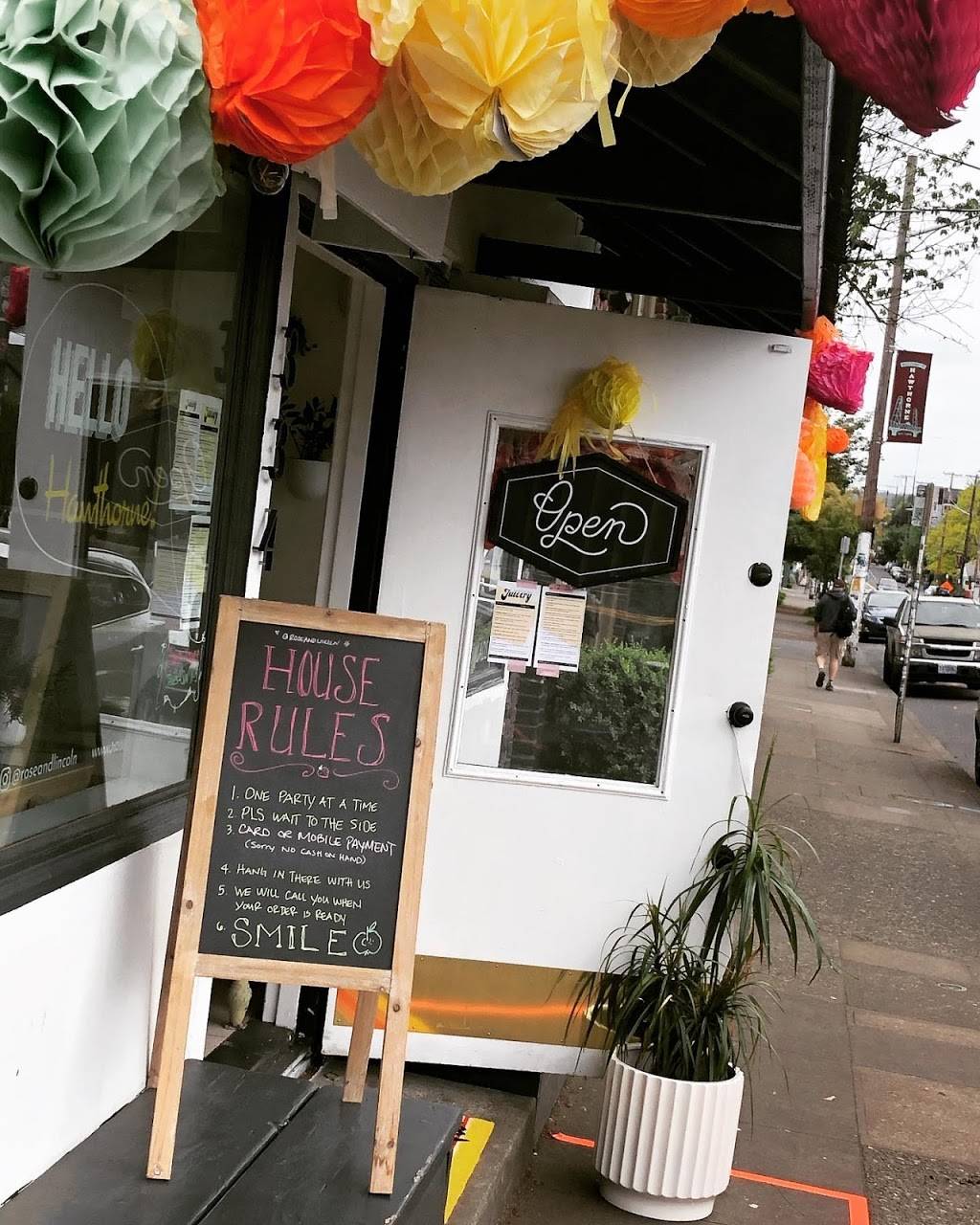 Rose + Lincoln Juicery | restaurant | 3340 SE Hawthorne Blvd, Portland, OR 97214, USA | 9713489520 OR +1 971-348-9520