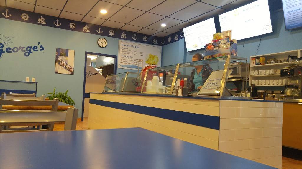 Captain Georges Fish & Chips | restaurant | 237 Mapleview Dr E #6, Barrie, ON L4N 0W5, Canada | 7055030088 OR +1 705-503-0088