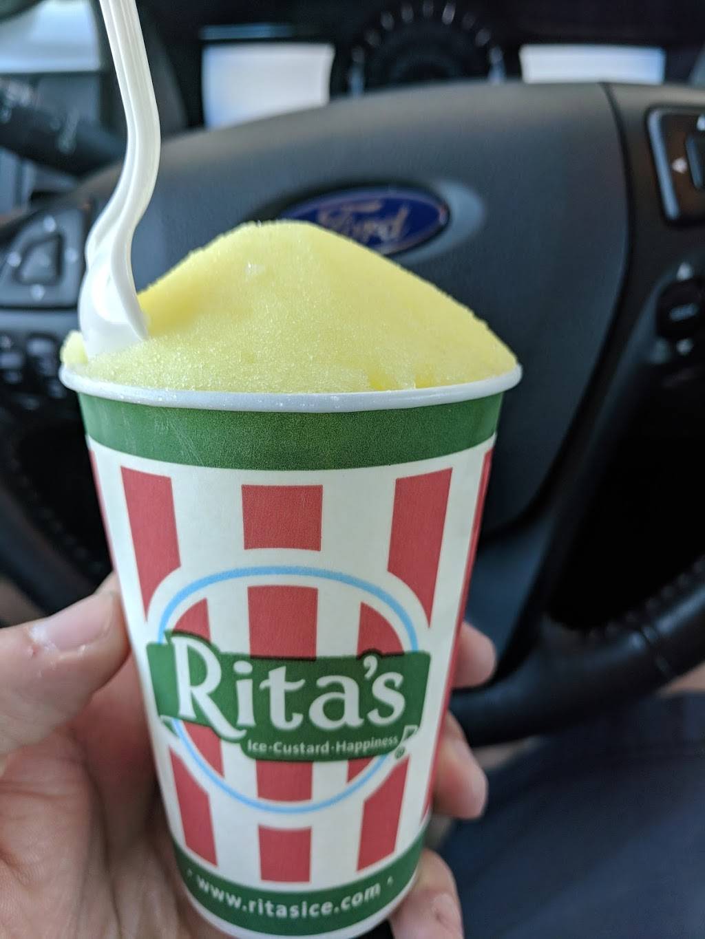 Ritas Italian Ice & Frozen Custard | restaurant | 16609 Harlan Rd, Lathrop, CA 95330, USA | 2092995550 OR +1 209-299-5550