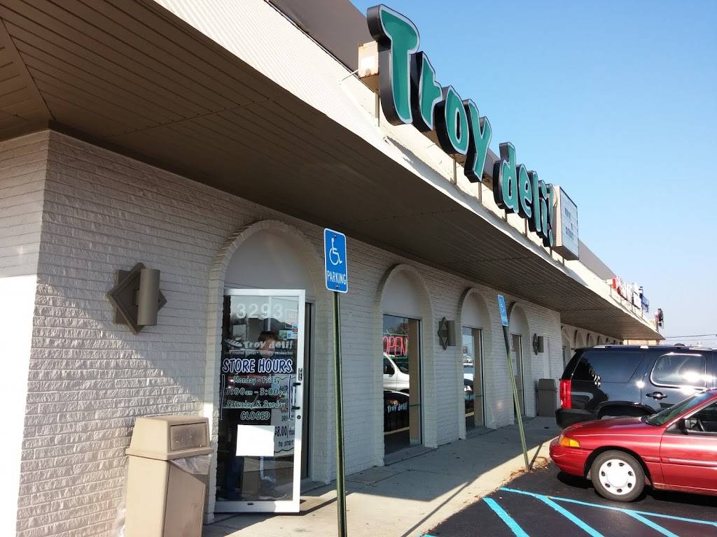 Troy Deli | restaurant | 3293 Rochester Rd, Troy, MI 48083, USA | 2485289393 OR +1 248-528-9393