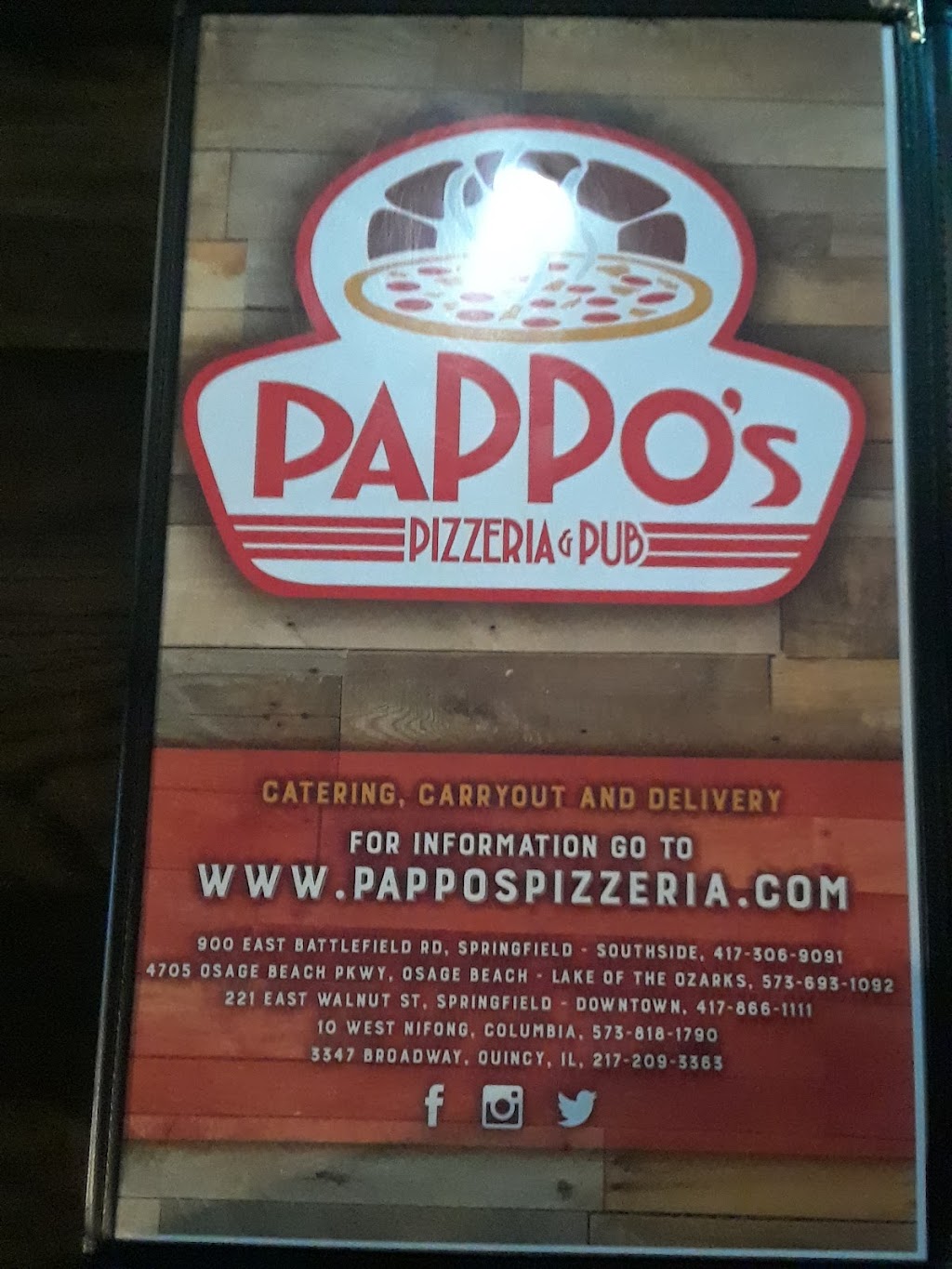 PaPPos Pizza Quincy | restaurant | 3364 Quincy Mall, Quincy, IL 62301, USA | 2172093363 OR +1 217-209-3363