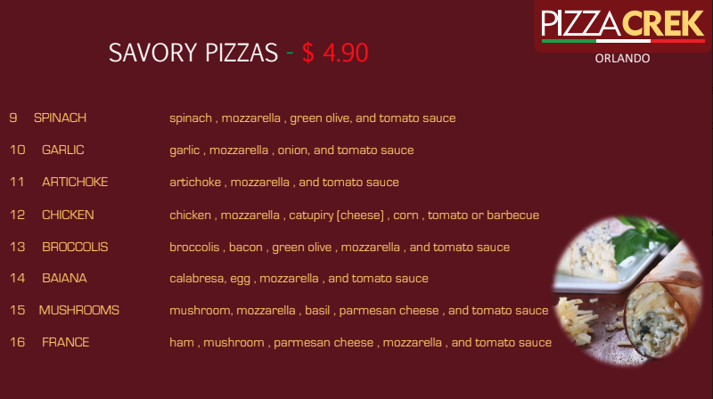 Pizza Crek Orlando | restaurant | 1311 Florida Mall Ave, Orlando, FL 32809, USA | 4079851806 OR +1 407-985-1806