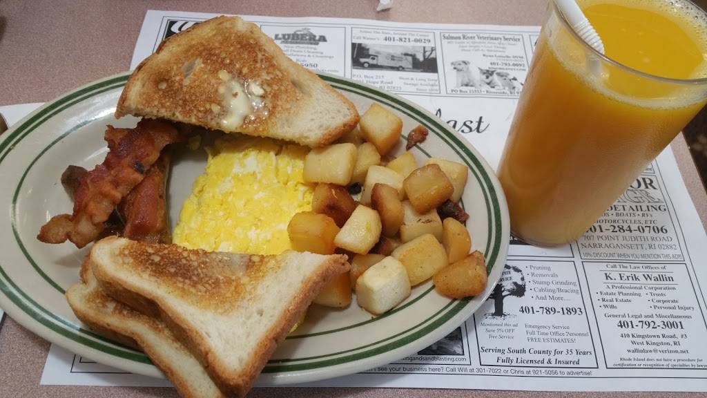 Breakfast Nook II | restaurant | 409 Kingstown Rd, Wakefield, RI 02879, USA | 4017831555 OR +1 401-783-1555