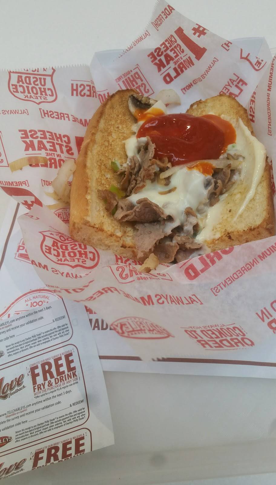 Charleys Philly Steaks | restaurant | 1400 Willowbrook Mall, Wayne, NJ 07470, USA | 9732569778 OR +1 973-256-9778