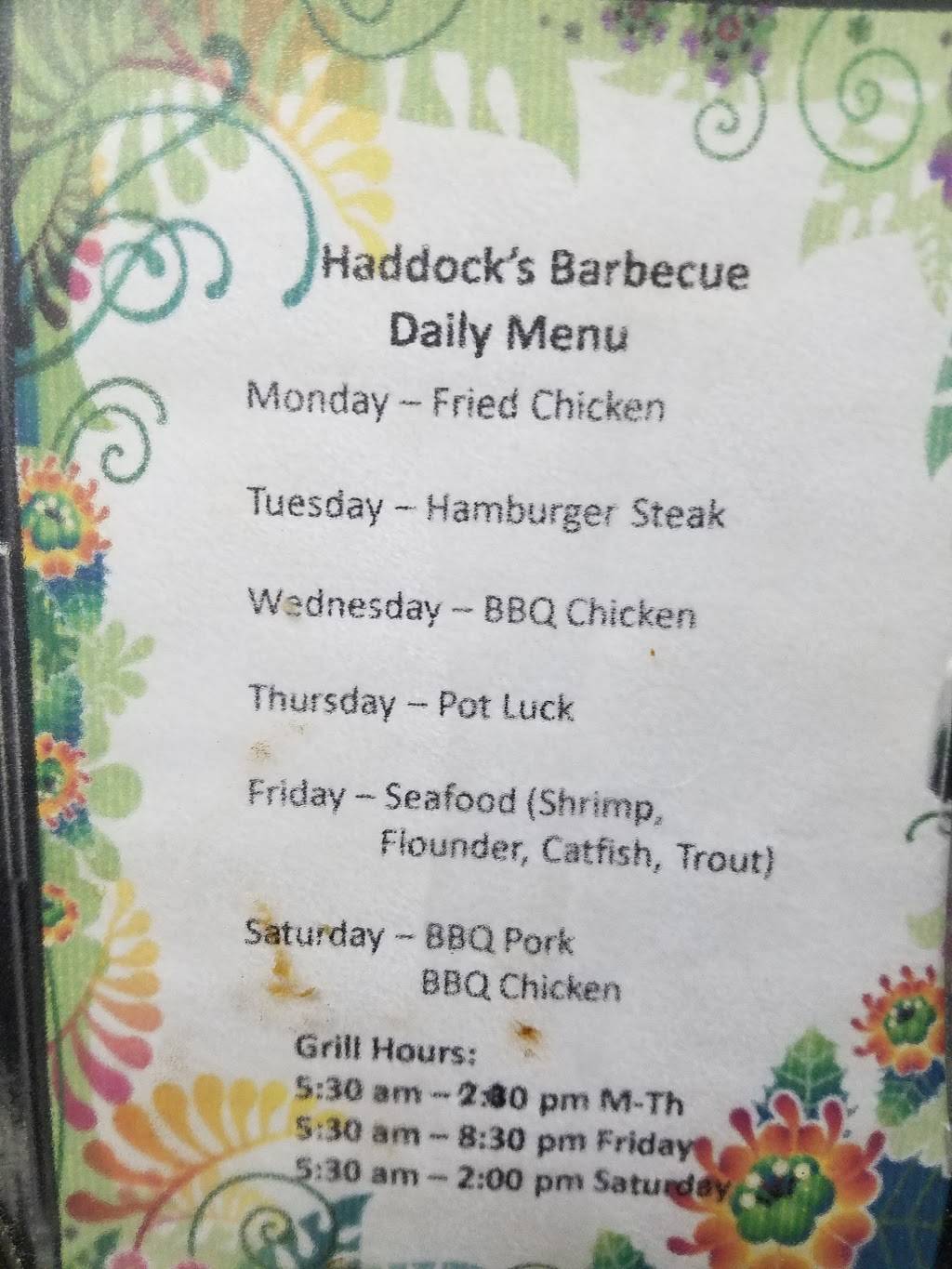 Haddocks Barbecue | restaurant | 10796 County Home Rd, Ayden, NC 28513, USA | 2527464222 OR +1 252-746-4222