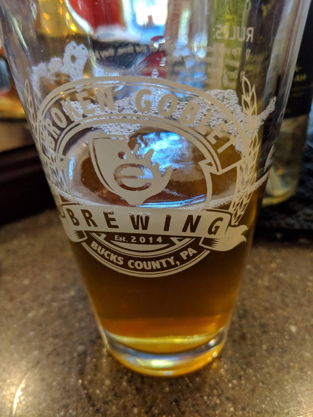Broken Goblet Brewing | restaurant | 1500 Grundy Ln, Bristol, PA 19007, USA | 2678125653 OR +1 267-812-5653