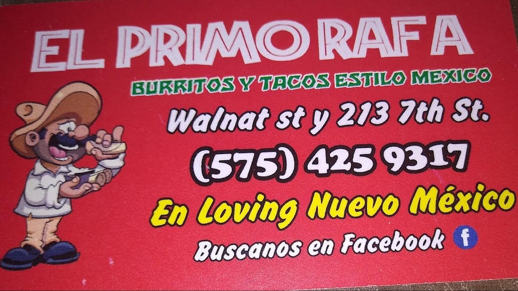 El Primo Rafa | restaurant | 213 N 7th St, Loving, NM 88256, USA | 5754259317 OR +1 575-425-9317