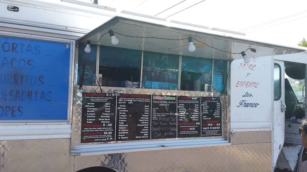 Los Francos Taco Truck | restaurant | 12051 SE Stark St, Portland, OR 97216, USA | 5034737066 OR +1 503-473-7066